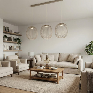 Lampa Mantra 3 Mokka Emibig