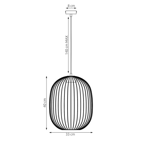 Lampa Mantra 1 Mokka Emibig