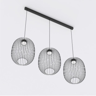 Lampa Mantra 3 Black Emibig