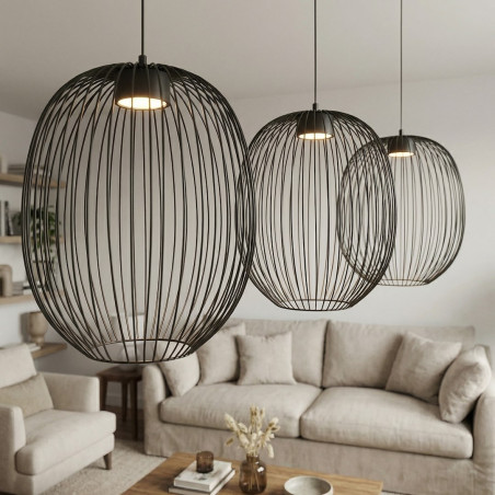 Lampa Mantra 3 Black Emibig