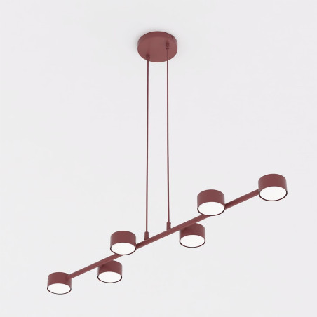 Lampa Megara 6 Burgundy Emibig