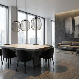 Lampa Mantra 3 Black Emibig