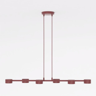 Lampa Megara 6 Burgundy Emibig