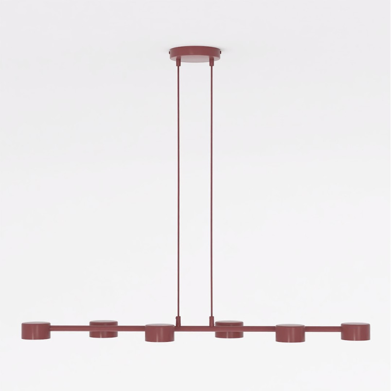 Lampa Megara 6 Burgundy Emibig