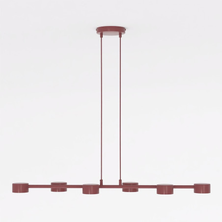 Lampa Megara 6 Burgundy Emibig