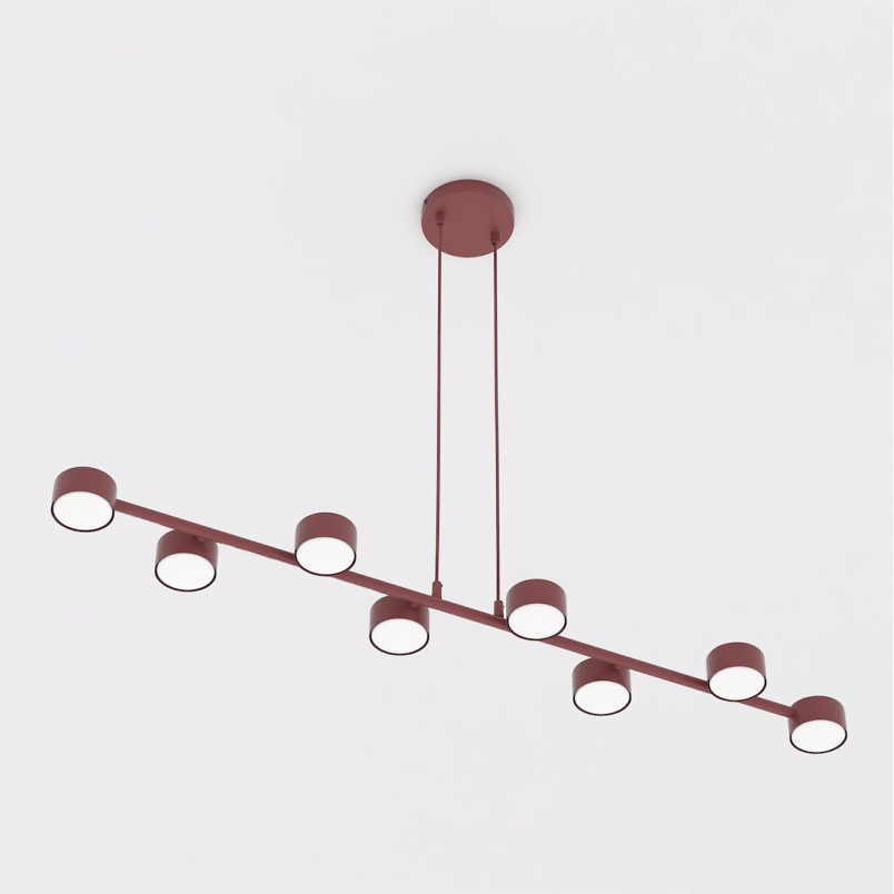 Lampa Megara 8 Burgundy Emibig