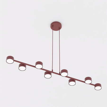 Lampa Megara 8 Burgundy Emibig