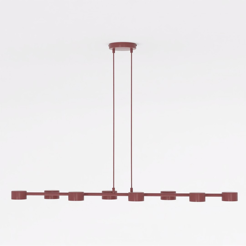 Lampa Megara 8 Burgundy Emibig