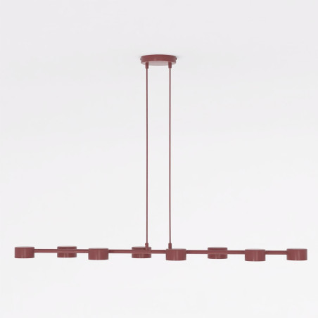 Lampa Megara 8 Burgundy Emibig