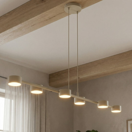 Lampa Megara 6 Mokka Emibig