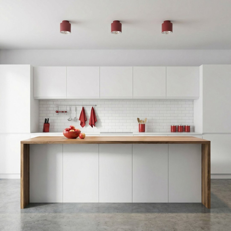 Lampa Nano 1 Burgundy Emibig