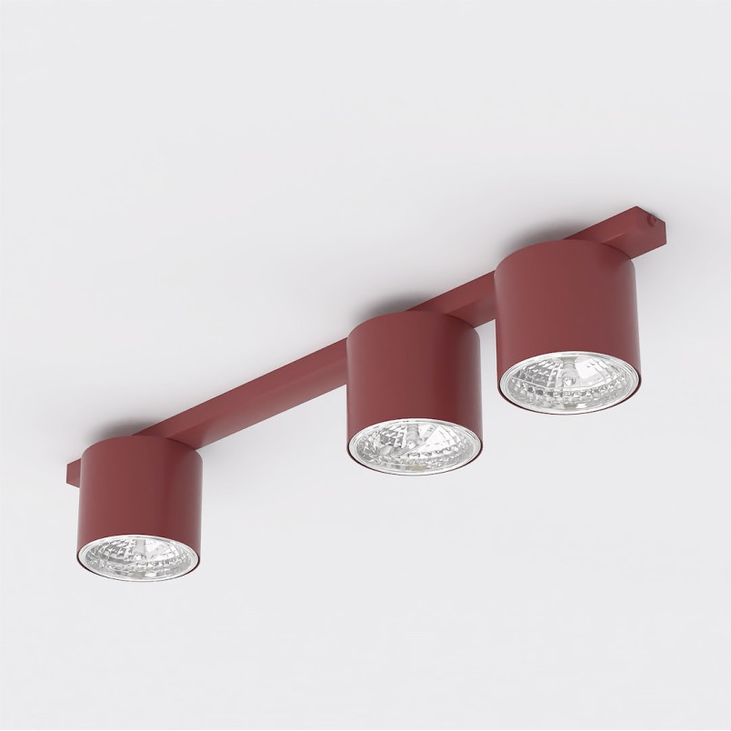 Lampa Nano 3 Burgundy Emibig