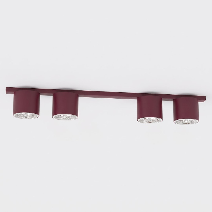 Lampa Nano 4 Burgundy Emibig