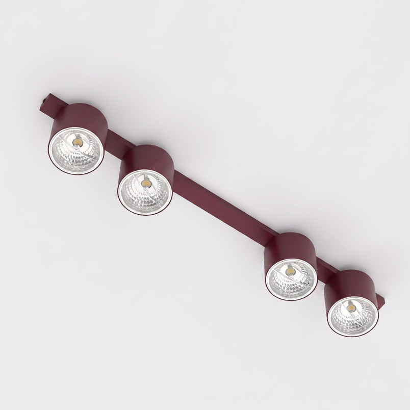 Lampa Nano 4 Burgundy Emibig