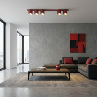 Lampa Nano 5 Burgundy Emibig