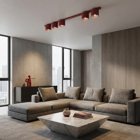 Lampa Nano 5 Burgundy Emibig