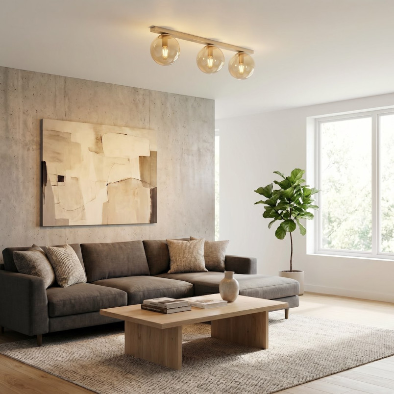 Lampa Fit 3 Mokka Amber Emibig