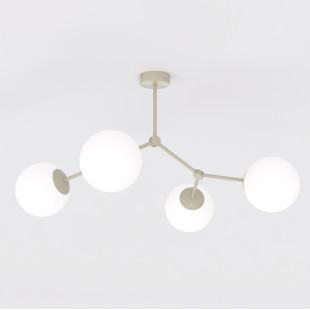 Lampa Space 4 Mokka Opal Emibig