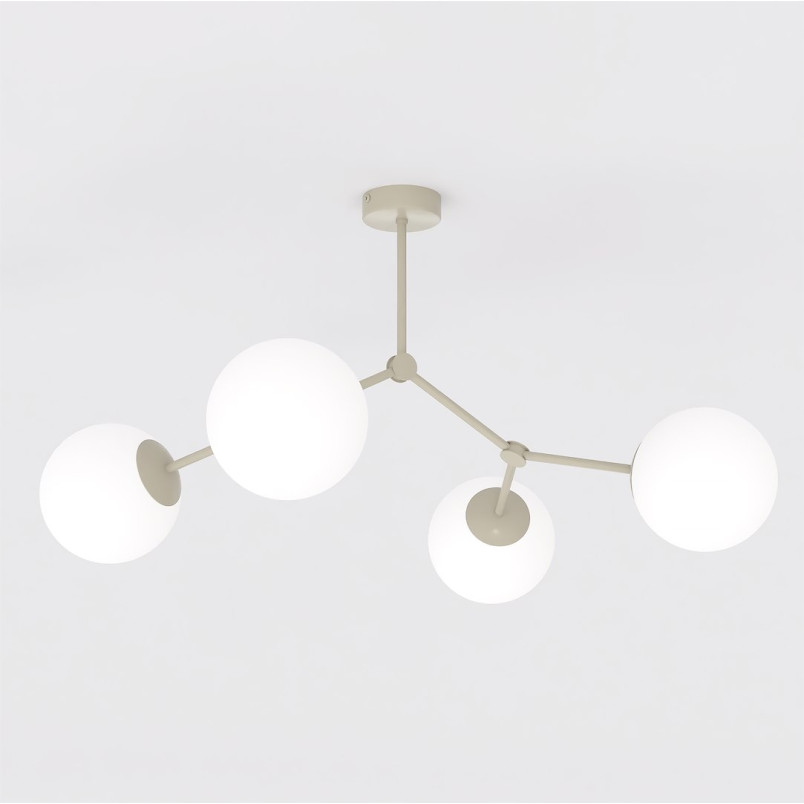 Lampa Space 4 Mokka Opal Emibig
