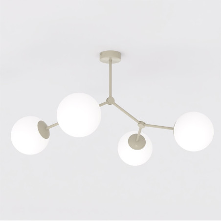 Lampa Space 4 Mokka Opal Emibig