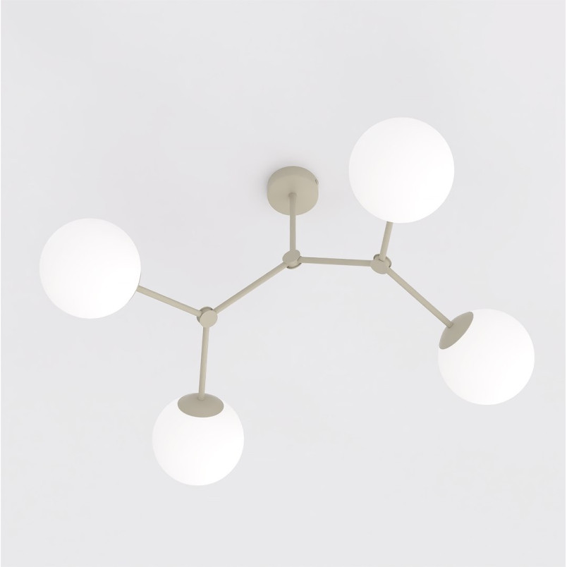 Lampa Space 4 Mokka Opal Emibig