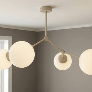 Lampa Space 4 Mokka Opal Emibig
