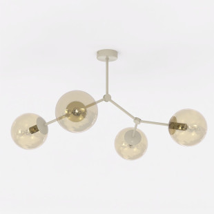 Lampa Space 4 Mokka Amber Emibig