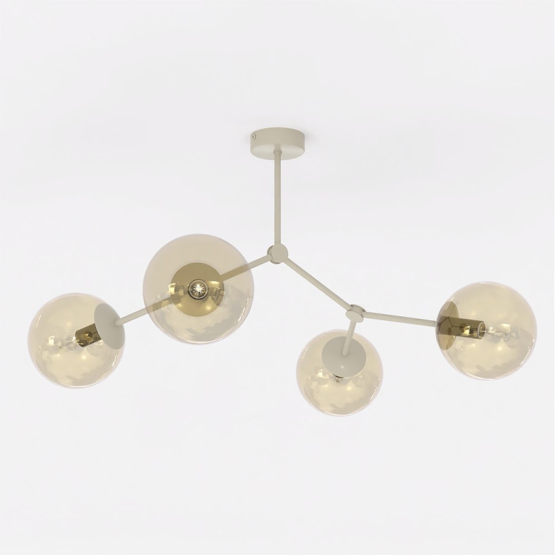 Lampa Space 4 Mokka Amber Emibig