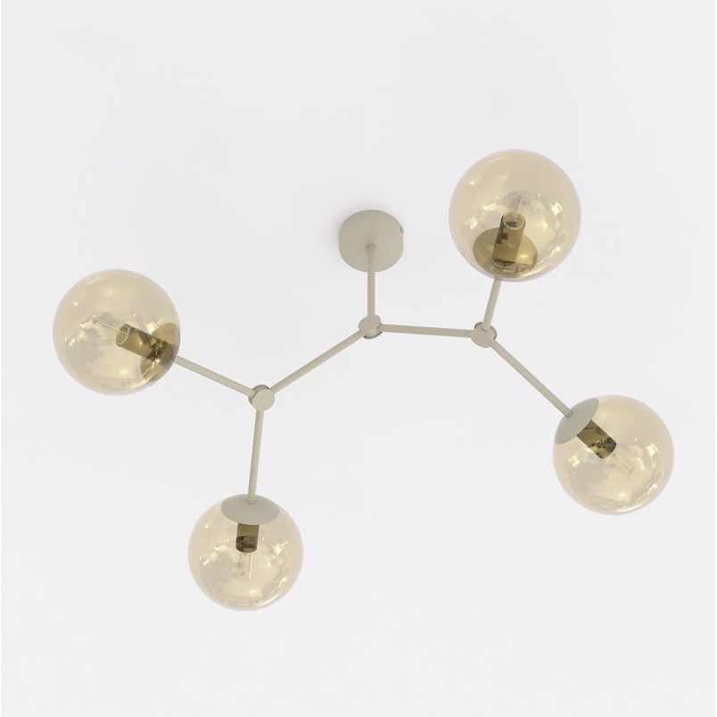 Lampa Space 4 Mokka Amber Emibig