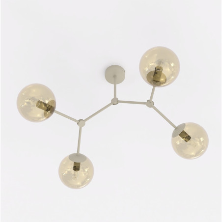 Lampa Space 4 Mokka Amber Emibig