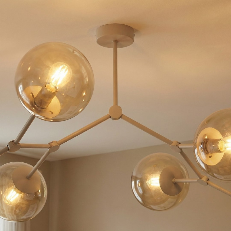 Lampa Space 4 Mokka Amber Emibig