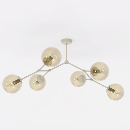 Lampa Space 6 Mokka Amber Emibig