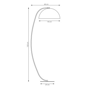 Lampa Arcos Lp1 Mokka Emibig
