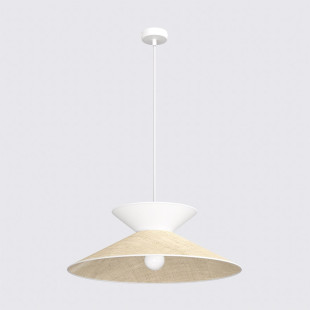 Lampa Softa 1 Rattan White Emibig