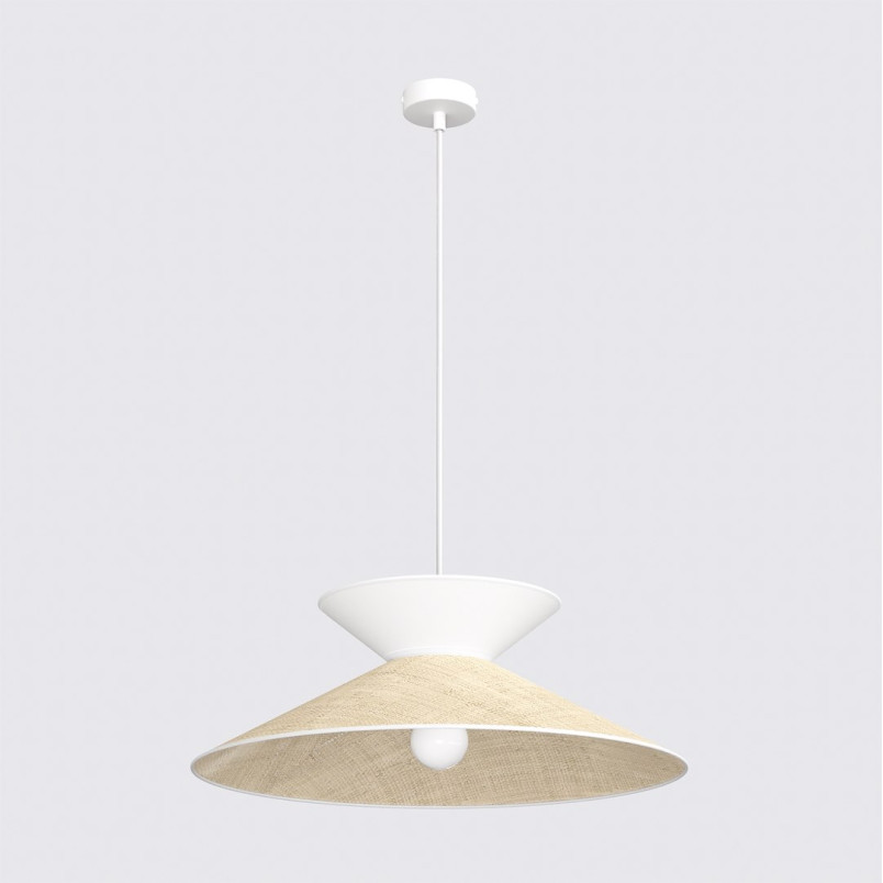 Lampa Softa 1 Rattan White Emibig