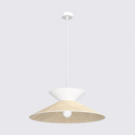 Lampa Softa 1 Rattan White Emibig