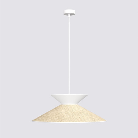 Lampa Softa 1 Rattan White Emibig
