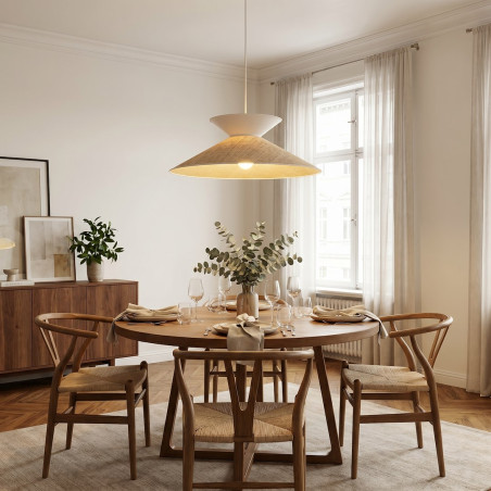 Lampa Softa 1 Rattan White Emibig