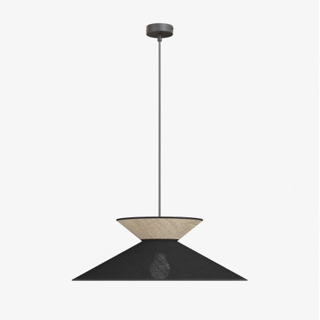 Lampa Softa 1 Black Rattan Emibig