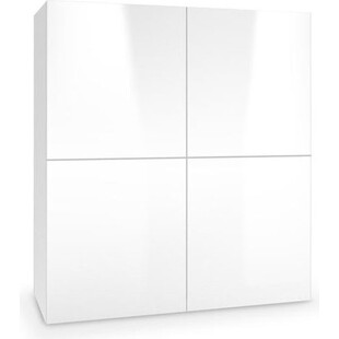 Komoda stojąca z półkami LIVO KM-100 biała marki Halmar