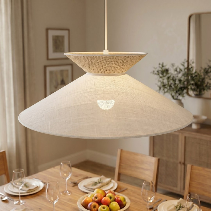 Lampa Softa 1 Mokka Rattan Emibig