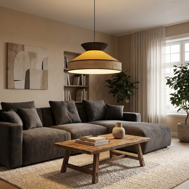 Lampa Siesta 1 Orange Emibig