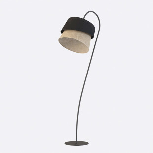 Lampa Canva Lp1 Black Natural Emibig