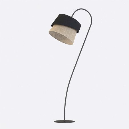 Lampa Canva Lp1 Black Natural Emibig