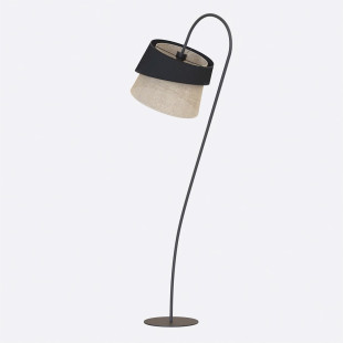 Lampa Canva Lp1 Black Natural Emibig