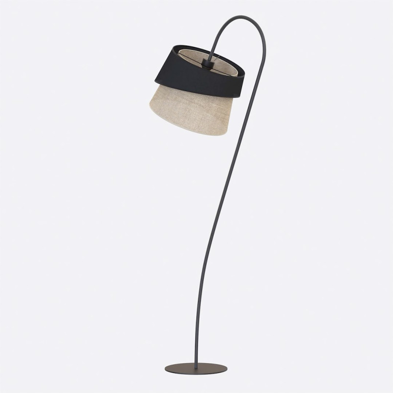 Lampa Canva Lp1 Black Natural Emibig