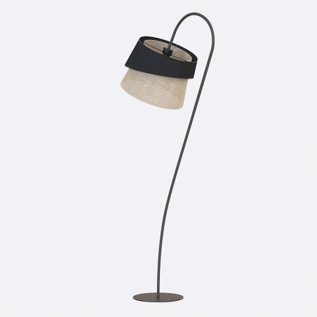 Lampa Canva Lp1 Black Natural Emibig