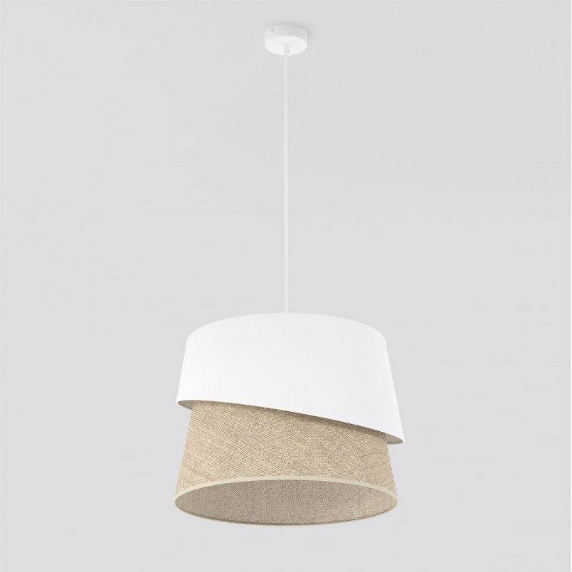 Lampa Canva 1 White Natural Emibig