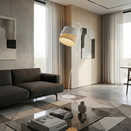 Lampa Canva Lp1 White Natural Emibig