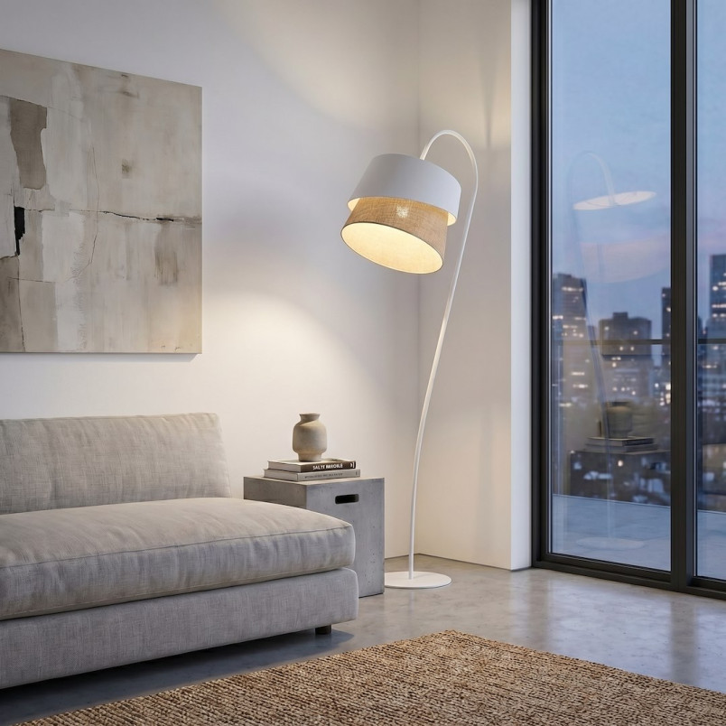 Lampa Canva Lp1 White Natural Emibig